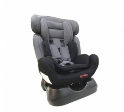 כיסא בטיחות משולב בוסטר איזי גו Easy Go מבית דיפנדר Defender בצבע אפור