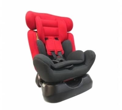 כיסא בטיחות משולב בוסטר איזי גו Easy Go מבית דיפנדר Defender בצבע אדום