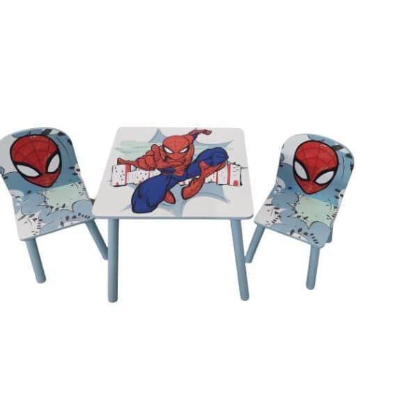 שולחן + 2 כיסאות ספיידרמן